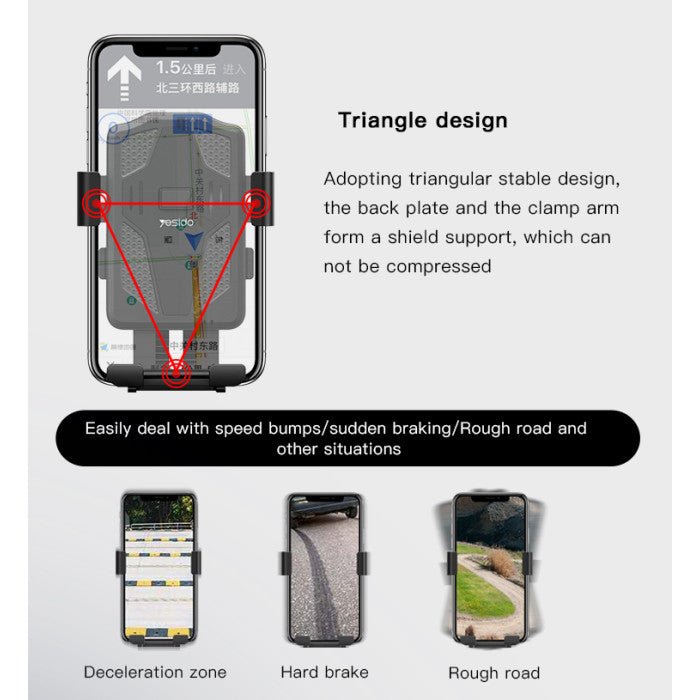 Yesido C94 Bicycle Bracket Phone Holder