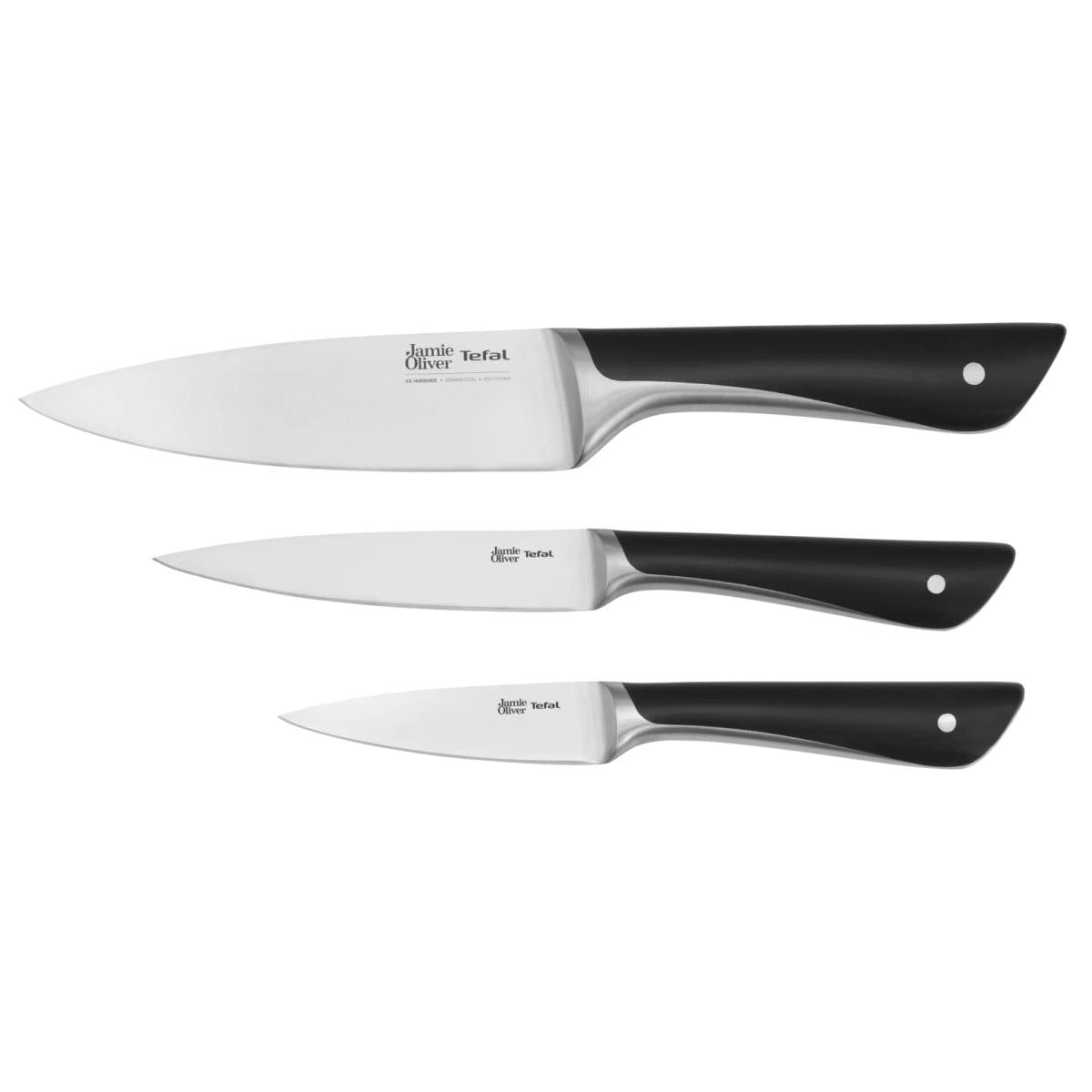 Tefal Jamie Oliver Starter Set (chef Knife 15 Cm, Utility 12 Cm, Paring 9 Cm)