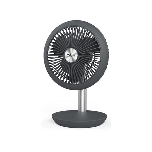 Zilan, Rechargeable USB Table Fan, 4 Speeds - ZLN4000