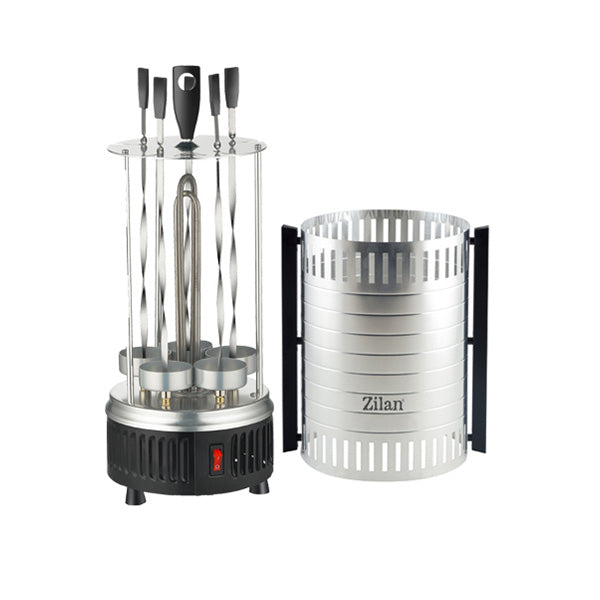 Zilan, Vertical Electric Barbecue, 5 Stainless Skewers Included, 900W - ZLN5565