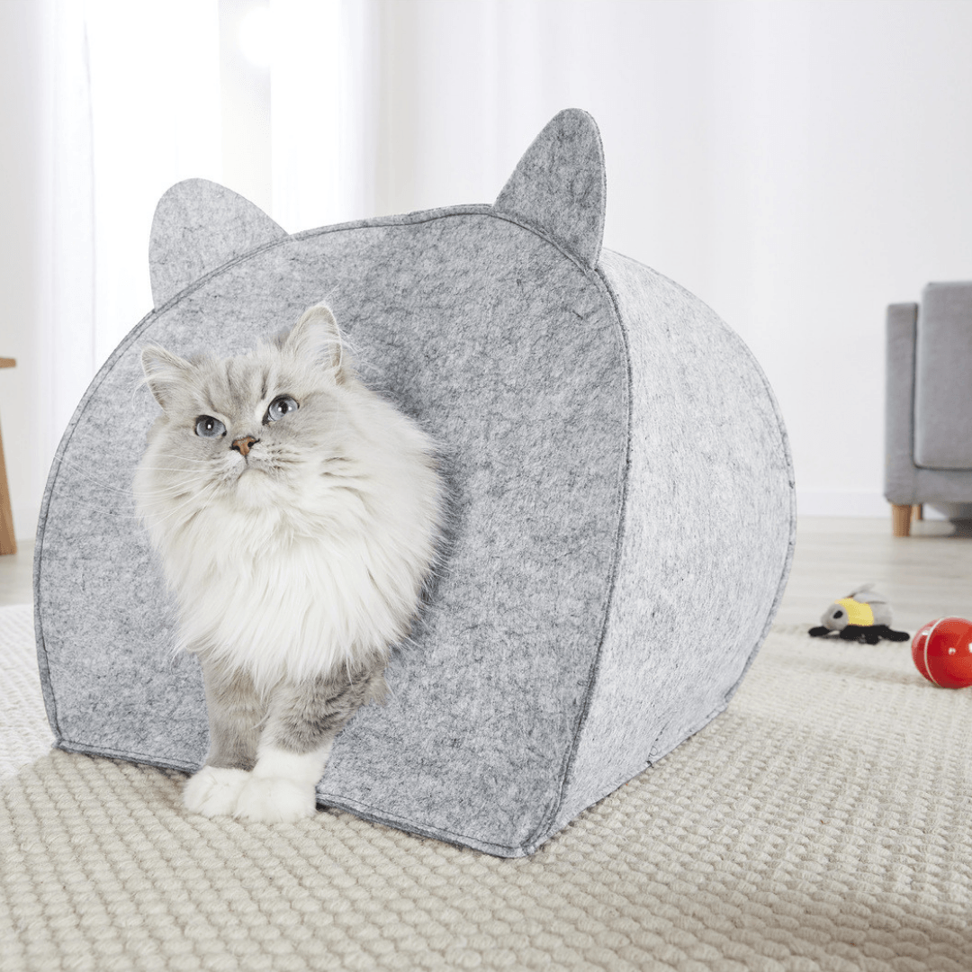 ZOOFARI CAT CAVE BED W51 X H46 X D41CM